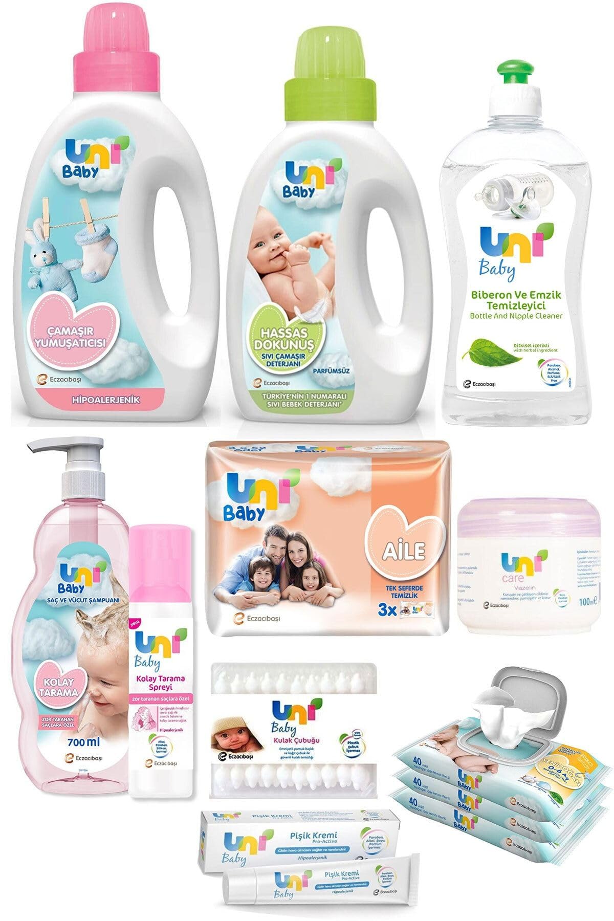 Uni Baby Bebek Bakım Set