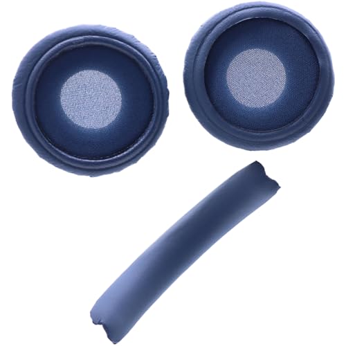 NA Deal4GO Orijinal Kulaklık Kulak Pedleri Yastık w/Kafa Bandı Kapak Değiştirme JBL Tune 500 510 520 560 590 520BT Kulaklık için (Mavi)