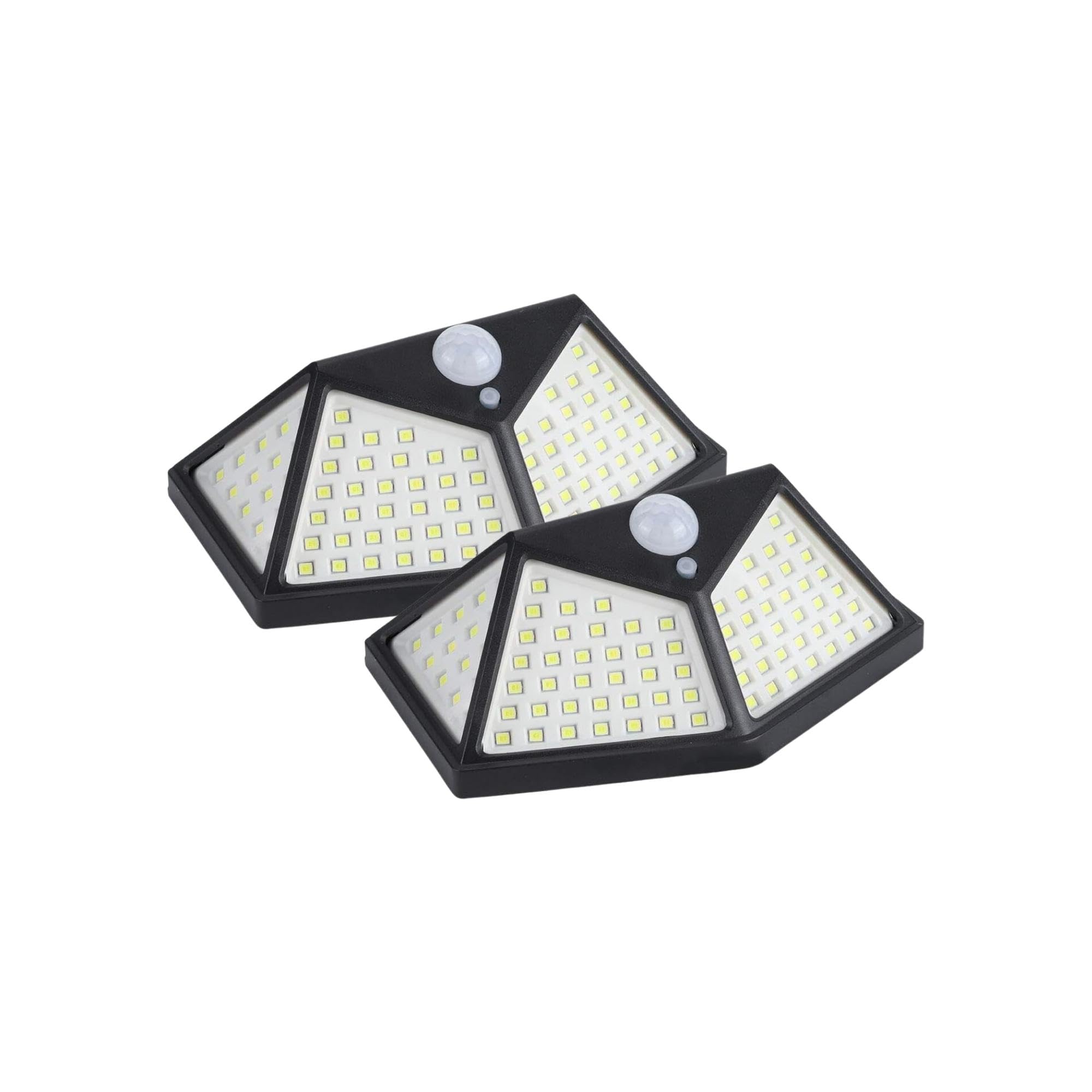 Led Solar Hareket Sensörlü Dış Ortam Bahçe Aydınlatması, Güneş Enerjili, Su Geçirmez, 100 Ledli, Bey