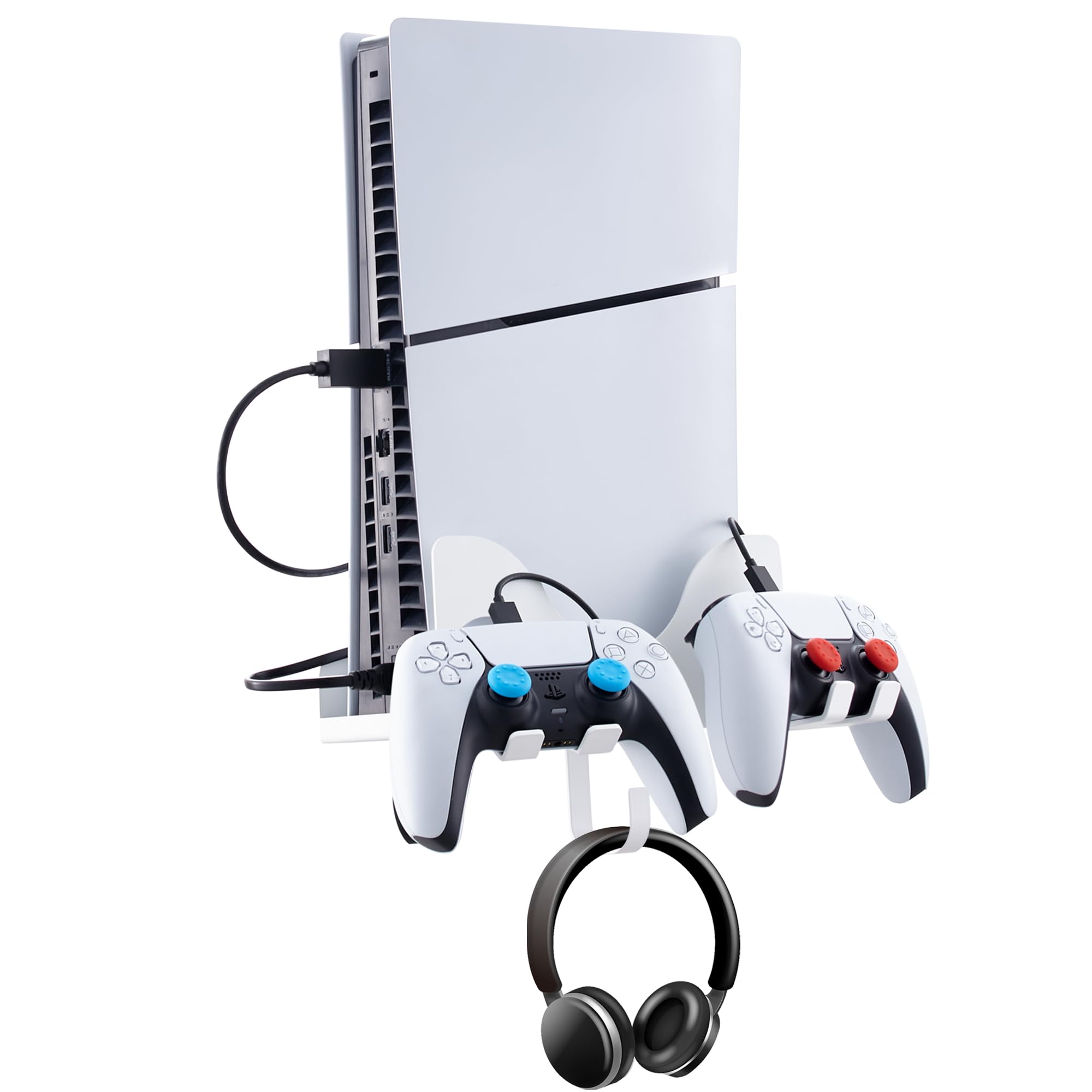 Wabracket Wall Mount for PS5 Slim Console (1pack, 1 pack)