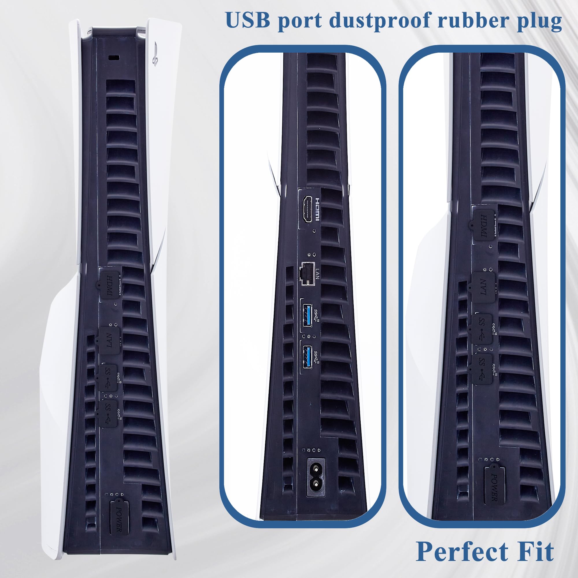 Wabracket Wall Mount for PS5 Slim Console (1pack, 1 pack)