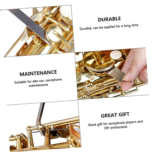 Toyvian 3 Set Saksafon Tamir E Pensesi Klarnet Flüt Yay Kancası Flüt Yay Kancası Klarnet Tamir Aleti