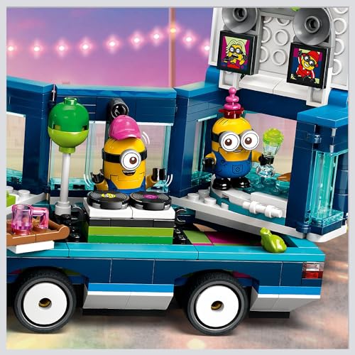 LEGO Despicable Me 4 Minyonların Müzikli Parti Otobüsü 75581 7 Yaş ve Üzeri Çocuklar İçin Yaratıcı Oyuncak Yapım Seti (379 Parça)