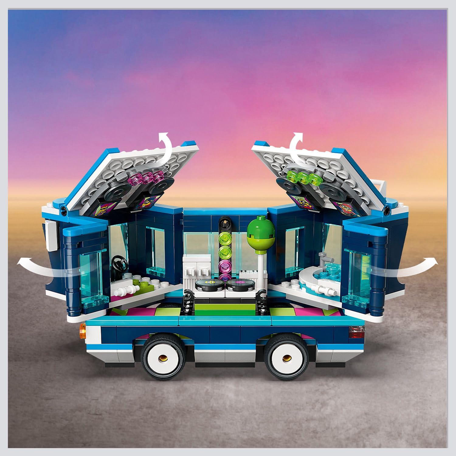 LEGO Despicable Me 4 Minyonların Müzikli Parti Otobüsü 75581 7 Yaş ve Üzeri Çocuklar İçin Yaratıcı Oyuncak Yapım Seti (379 Parça)