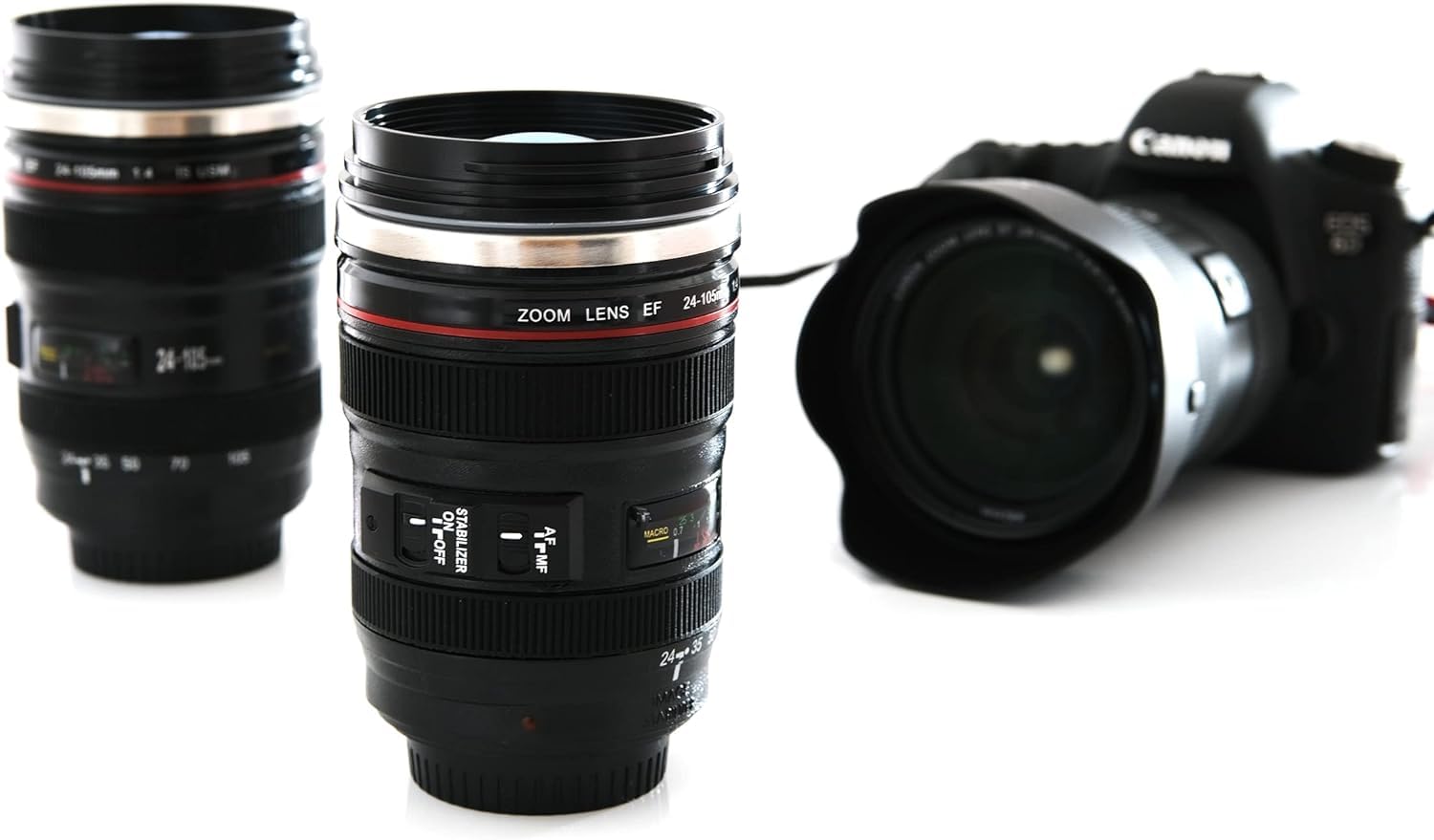 Senon Objektif Kupa Lens Kupa Kahve Ve Çay İçin Termos Kupa Fotoğraf Tutkunları İçin Dekoratif Hediy
