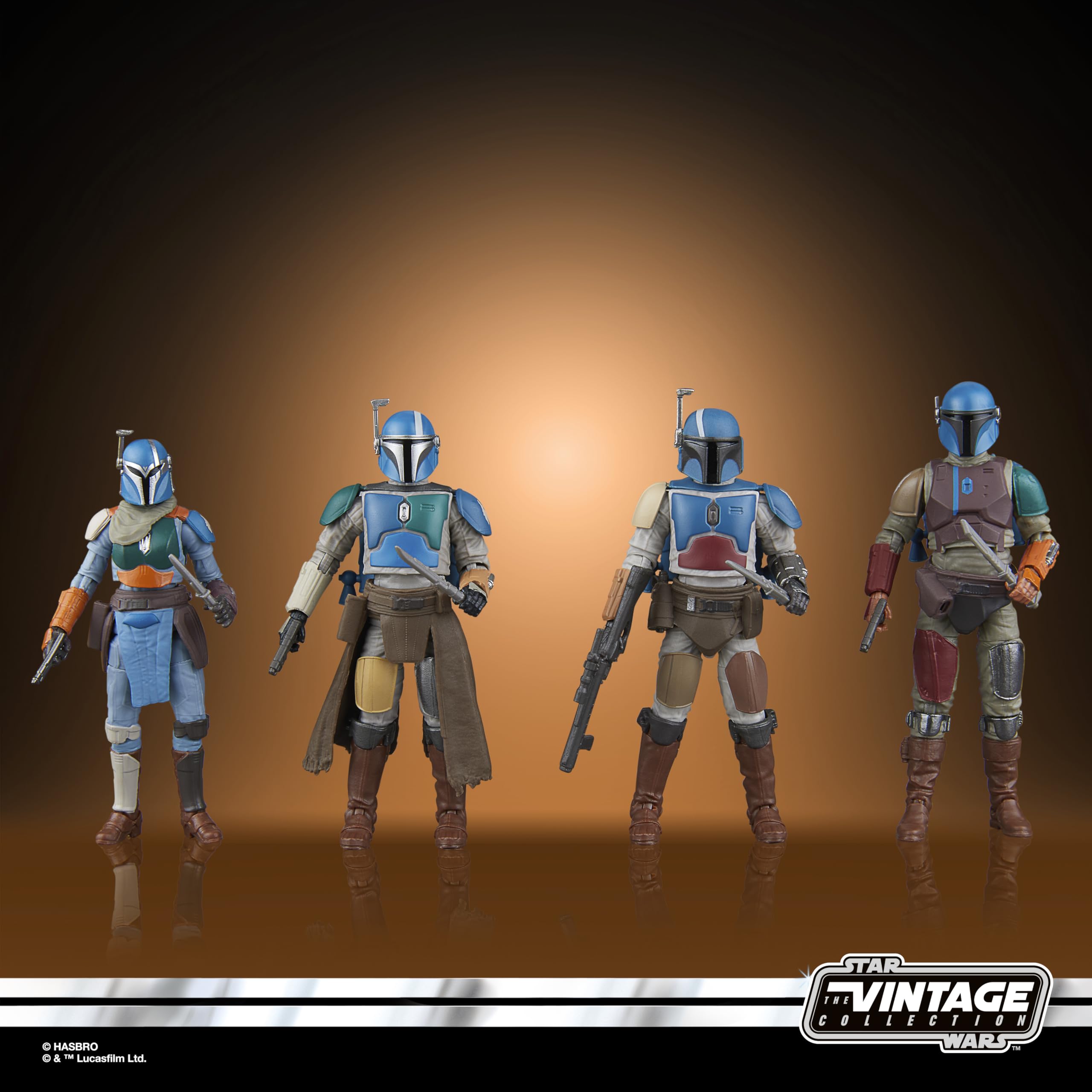 Hasbro Star Wars Vintage Collection Mandalorian Shriek-Hawk 4'lü Aksiyon Figür Seti, Star Wars: The Mandalorian
