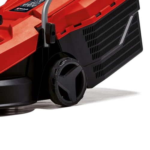 Einhell Elektrikli Çim Biçme Makinesi GC-EM 1000/32 (1000W, 32 cm kesme genişliği, 300 m²'ye kadar, 30 l çim toplama sepeti, 30-70 mm kesme yüksekliği, katlanır kılavuz çubuk) - 3400070