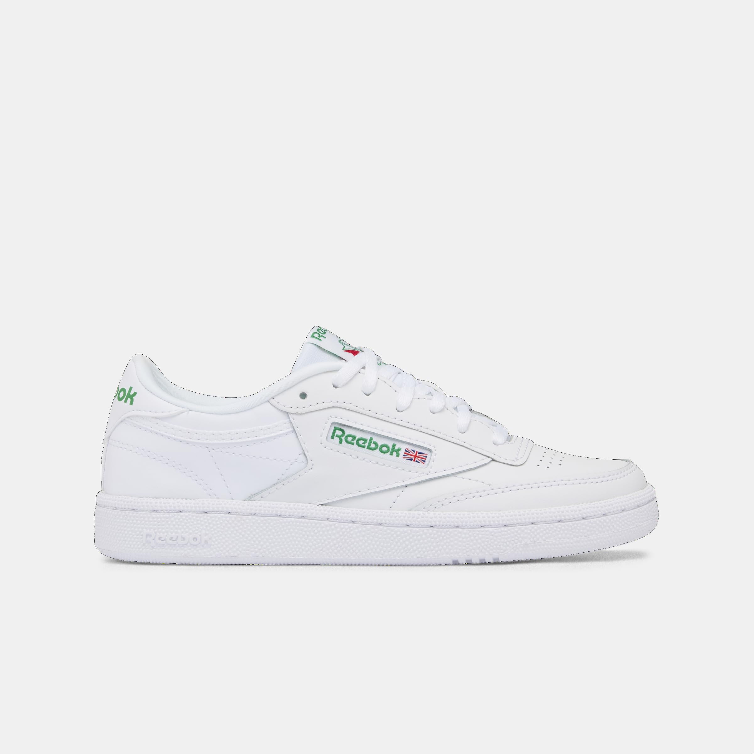 Reebok Erkek Club C tenis ayakkabısı, Beyaz Glegrn Vecblu, 38.5 EU