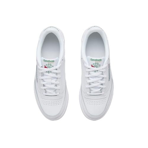 Reebok Erkek Club C tenis ayakkabısı, Beyaz Glegrn Vecblu, 38.5 EU
