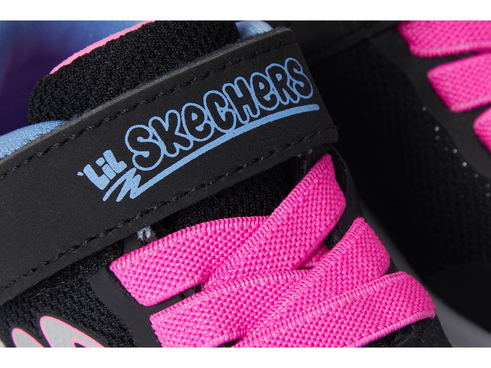 Skechers SKECH FAST 303168N BKMT Kız Bebek Spor Ayakkabı Siyah 22 EU