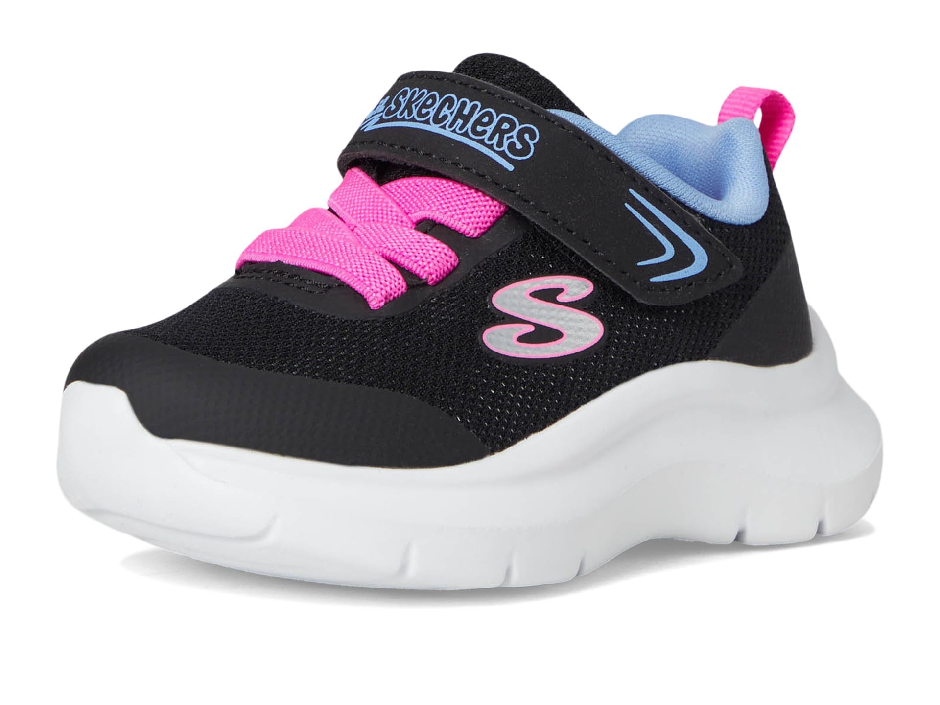 Skechers SKECH FAST 303168N BKMT Kız Bebek Spor Ayakkabı Siyah 22 EU