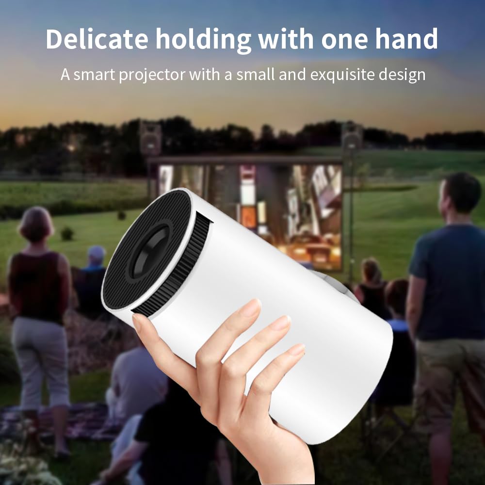 Limimart 5G WiFi Projektör, 4K Destek, 130 '' Ekranlı 5.0 Bluetooth Hoparlör, Otomatik Keystone Düzeltme, Android/iOS/Windows/TV Stick/HDMI/USB/Ses 3.5 ile Uyumlu