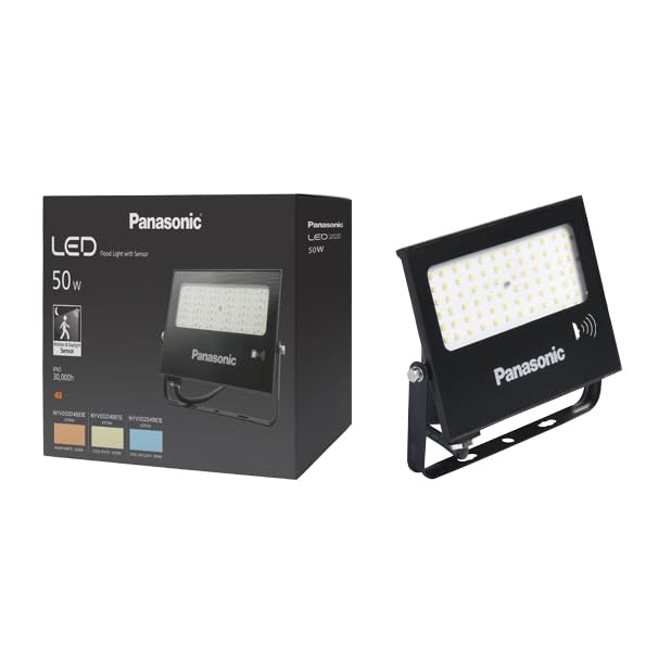 PANASONIC LED PROJEKTÖR SENSORLÜ, SICAK BEYAZ IŞIK 50W 4270LM 3000K
