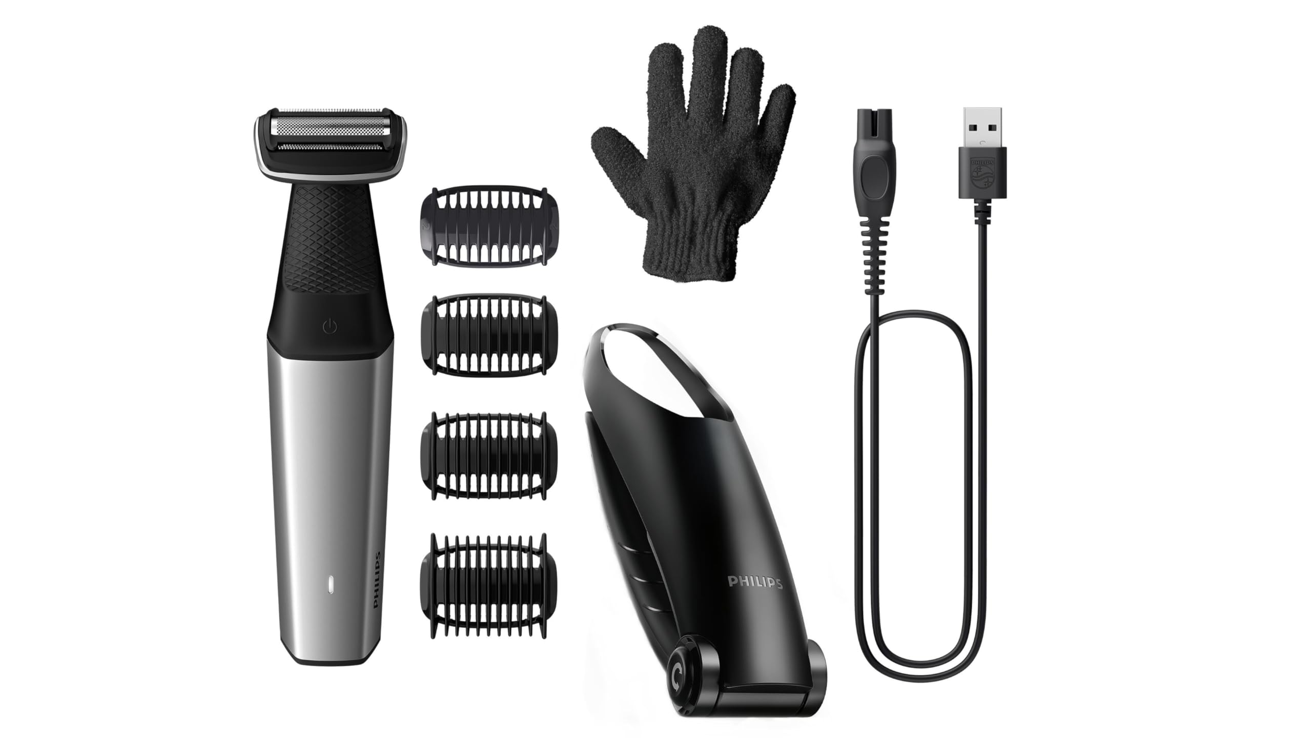 Philips Vücut Bakım 5000 Serisi Duşa Uygun, Hassas Bölge ve Vücut Tıraş Makinesi - BG5021/16