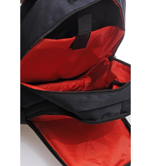 TahTicMer Recaro Sırt çantası Laptop Bölmeli Suni Deri Erkek Kadın Unisex Outdoor Gezi Spor Okul Sırt çantası Su Geçirmez 45x30x15cm Siyah rcr501