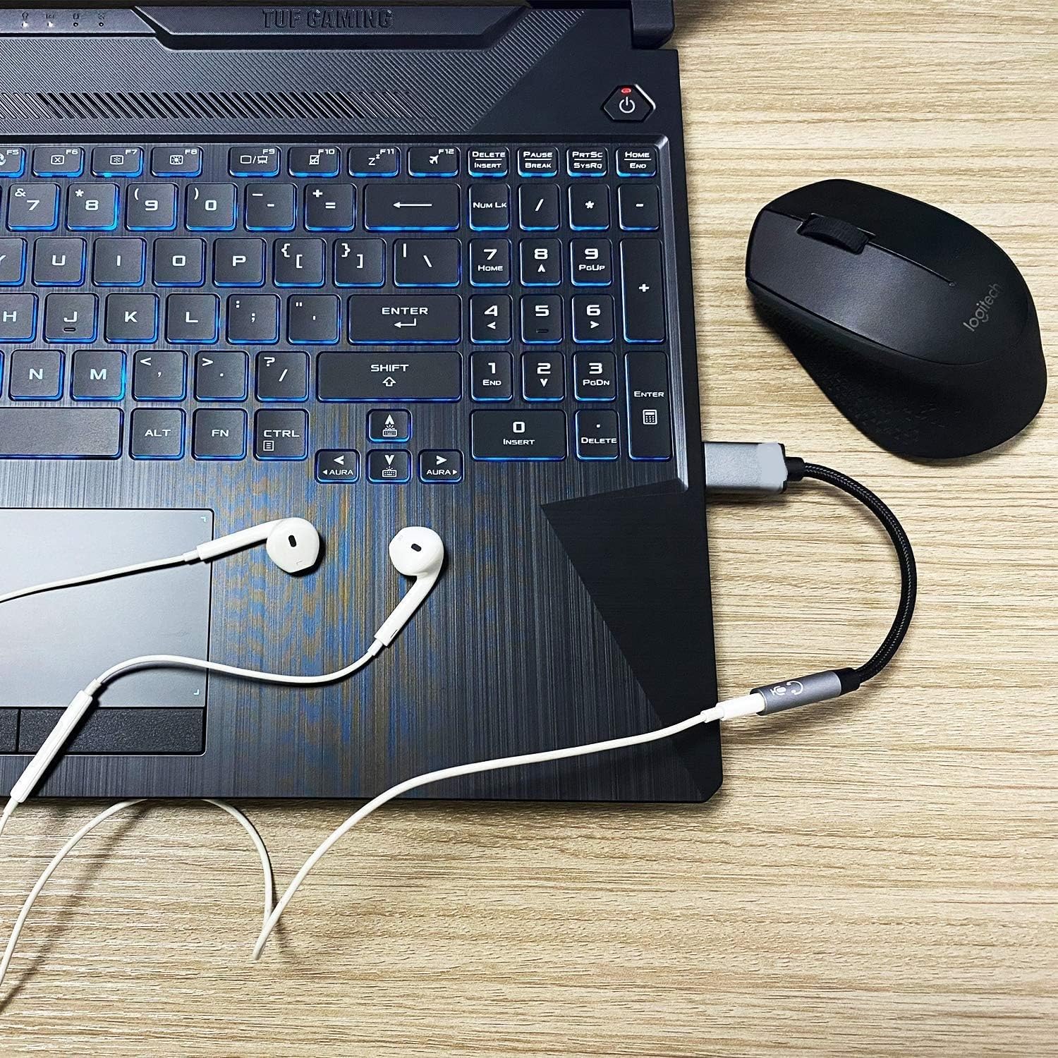 USB 3.5mm adaptörü USB transferi ses kartı AUX HiFi ses uzatma kablosu PC için 3.5mm Jack hoparlör k