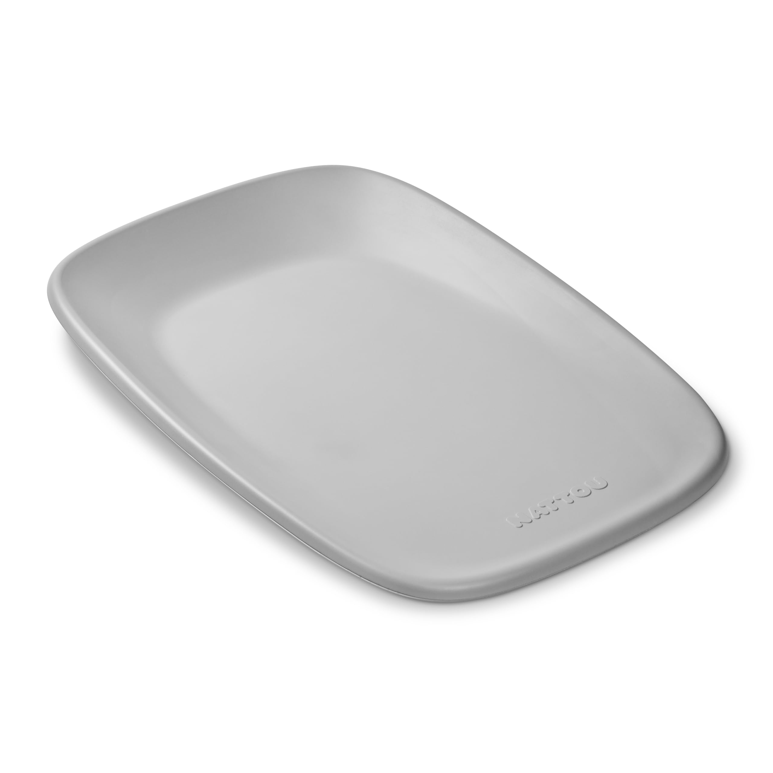 Nattou Softy Alt Değiştirme Minderi 70x50 cm Gri|Su Geçirmez|Ergonomik Tasarım|Hijyenik ve Kolay Temizlenebilir Bebek Bakım Minderi
