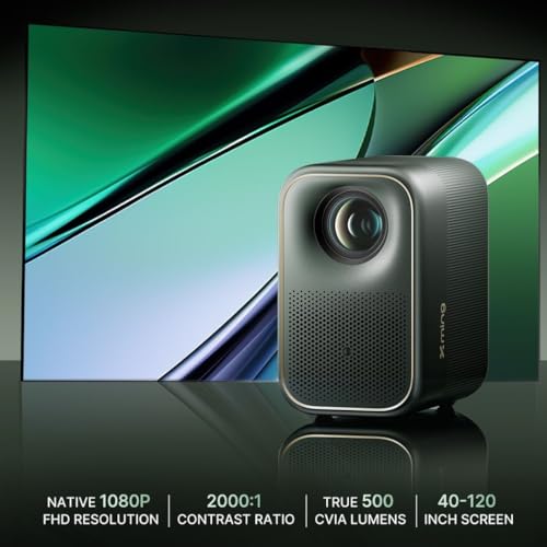 Formovie Xming Page One Projeksiyon Cihazı, Google TV, 500 CVIA Lümen, Dolby Vision & Audio, HDMI 2.1, USB 3.0, Boston Acoustics Hoparlör, Oto-Odaklama, Oto-Keystone