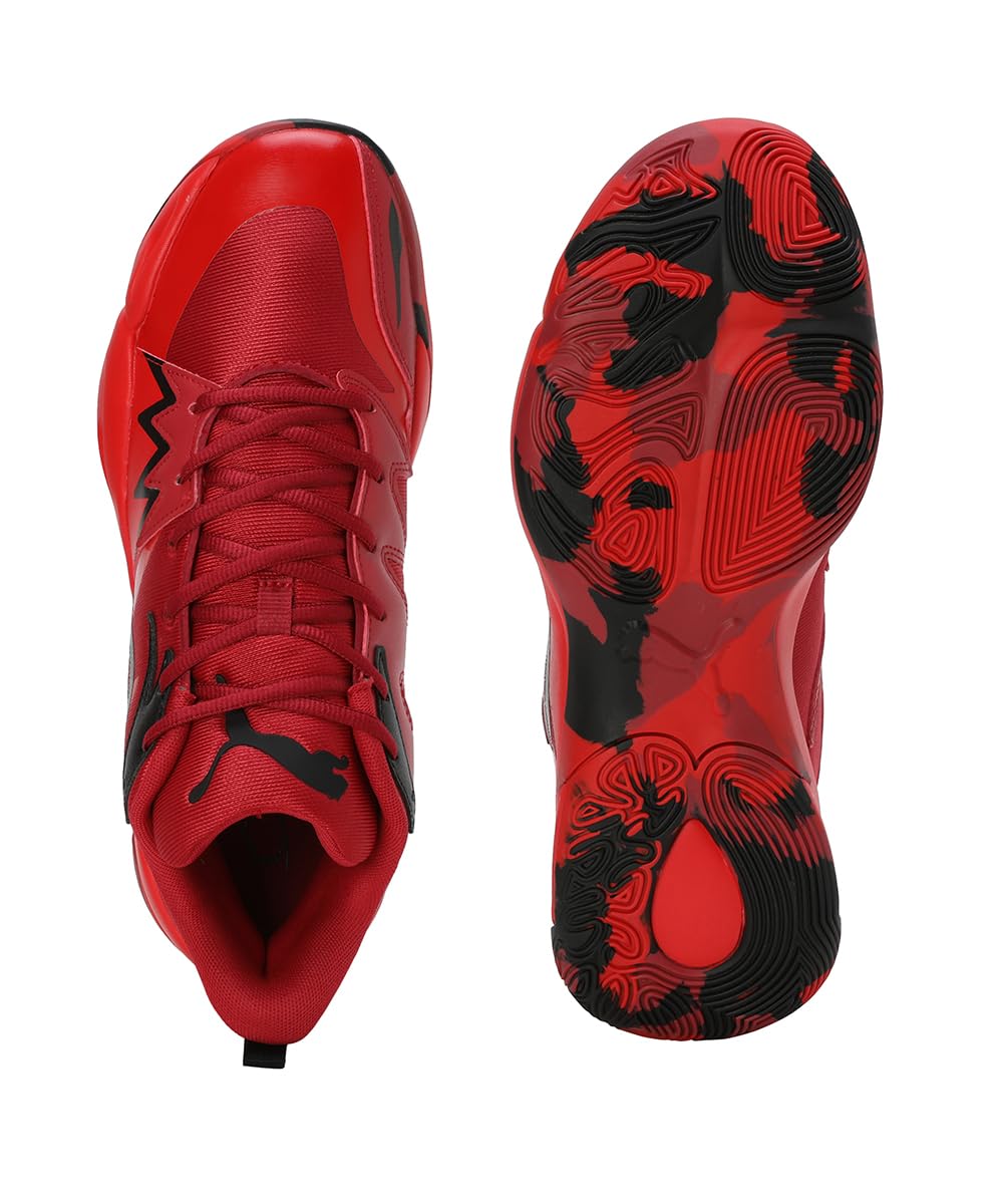 PUMA Erkek/Unisex Genetics-Club Red-For All Time Red Mid Boot 42.5