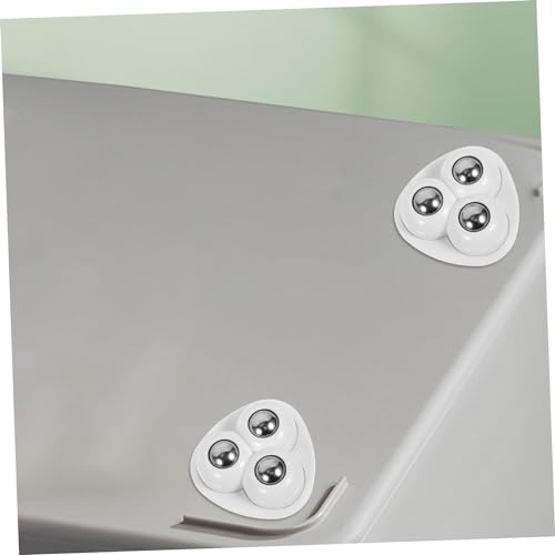 Orret Home 4 Adet Mini Mobilya Tekeri,Aırfrey İçin Teker,Çok Amaçlı Eşya Tekeri,Yapışkanlı Çok Amaçlı Teker (Büyük, 4)