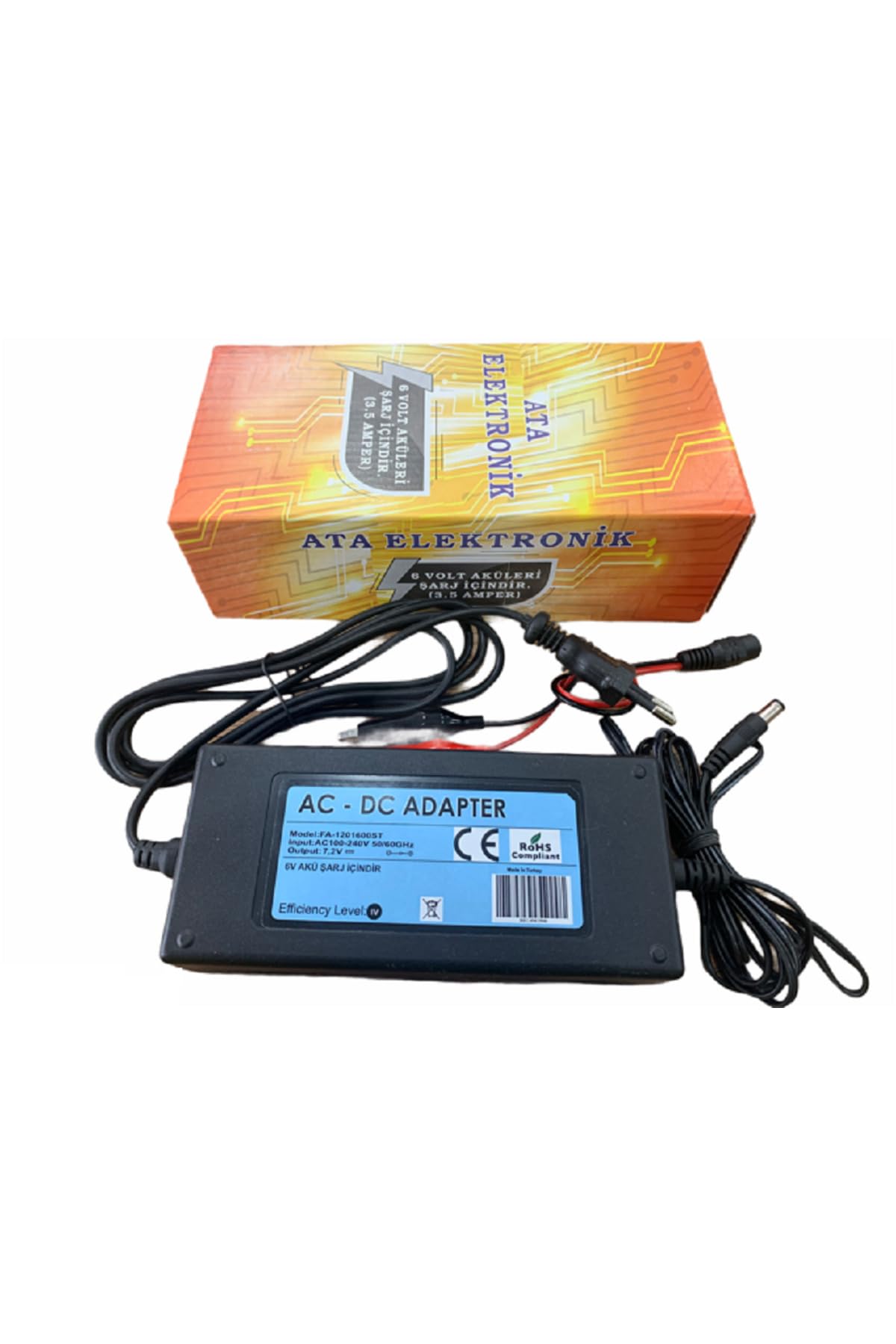 PİLSAN PARS Akülü Araba ARAÇ için 6 volt AKÜLERİ için ADAPTÖR ŞARJ CİHAZI ŞARZ ALETİ 3.5 AMPER
