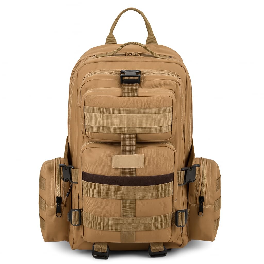 42 Lt Outdoor Kamp Çantası,Molle Sistemli, Suya Dayanıklı, Çok Gözlü, Outdoor, Kamp, Avcılık, Günlük Kullanım, Erkek, Kadın