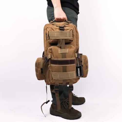 42 Lt Outdoor Kamp Çantası,Molle Sistemli, Suya Dayanıklı, Çok Gözlü, Outdoor, Kamp, Avcılık, Günlük Kullanım, Erkek, Kadın