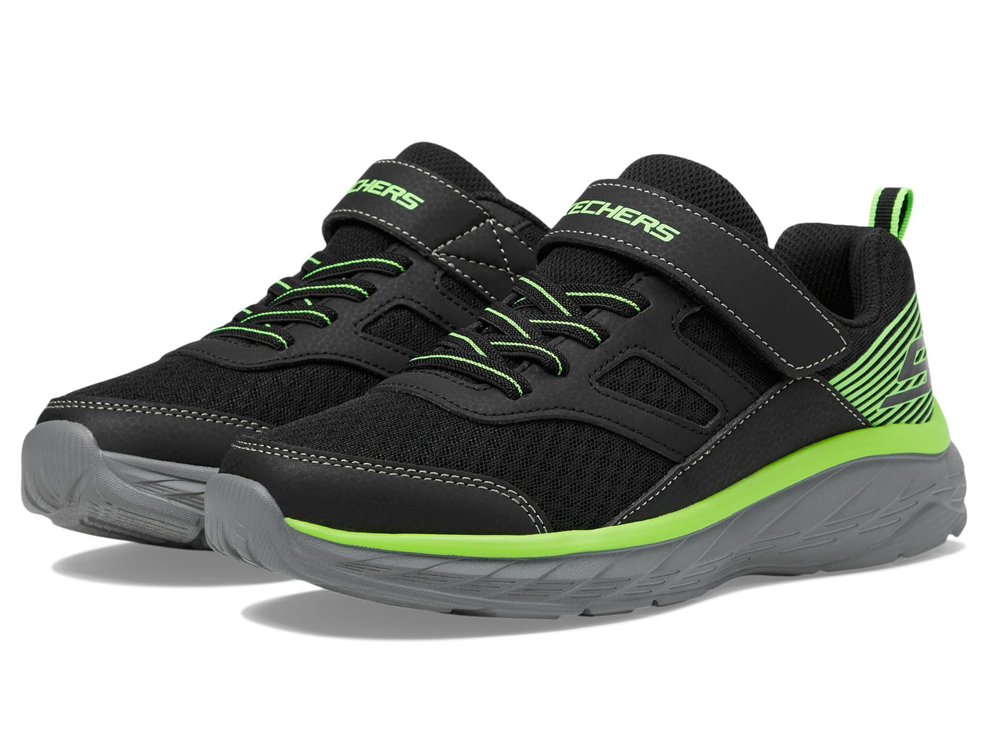 Skechers BOUNDLESS 403718L BKLM Erkek Çocuk Spor Ayakkabı Siyah 33 EU
