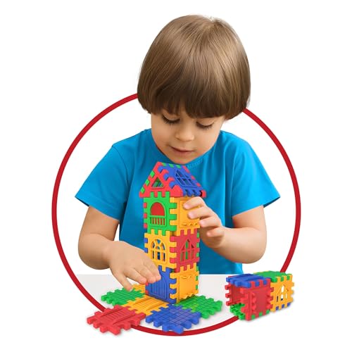 Eğitici ve Eğlenceli Oyuncak Puzzle City 128 Parça Yapboz El Becerisini Geliştiren 3D Yapı ve Tasarı