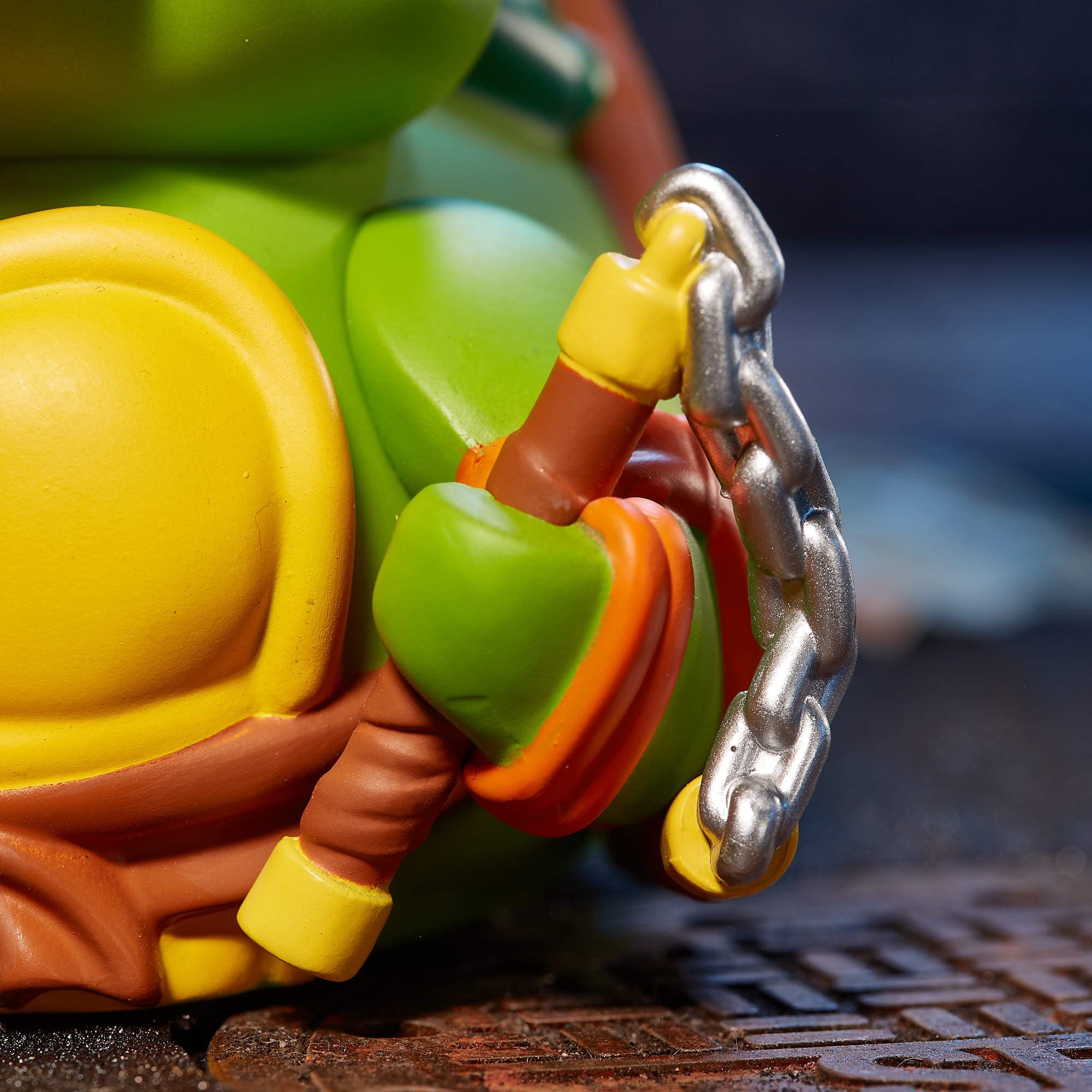 TUBBZ Kutulu Baskı Michelangelo Koleksiyon Vinil Kauçuk Ördek Figürü - Resmi Teenage Mutant Ninja Turtles Ürünleri - Aksiyon Video Oyunları, TV ve Filmler