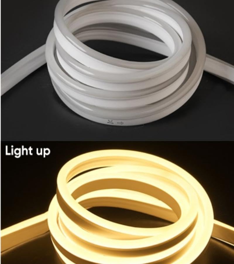 Burul Neon Led Işık Esnek Şerit Led Aydınlatma 220v Fişli, Dekoratif Işıklandırma, İç Mekan ve Dış M