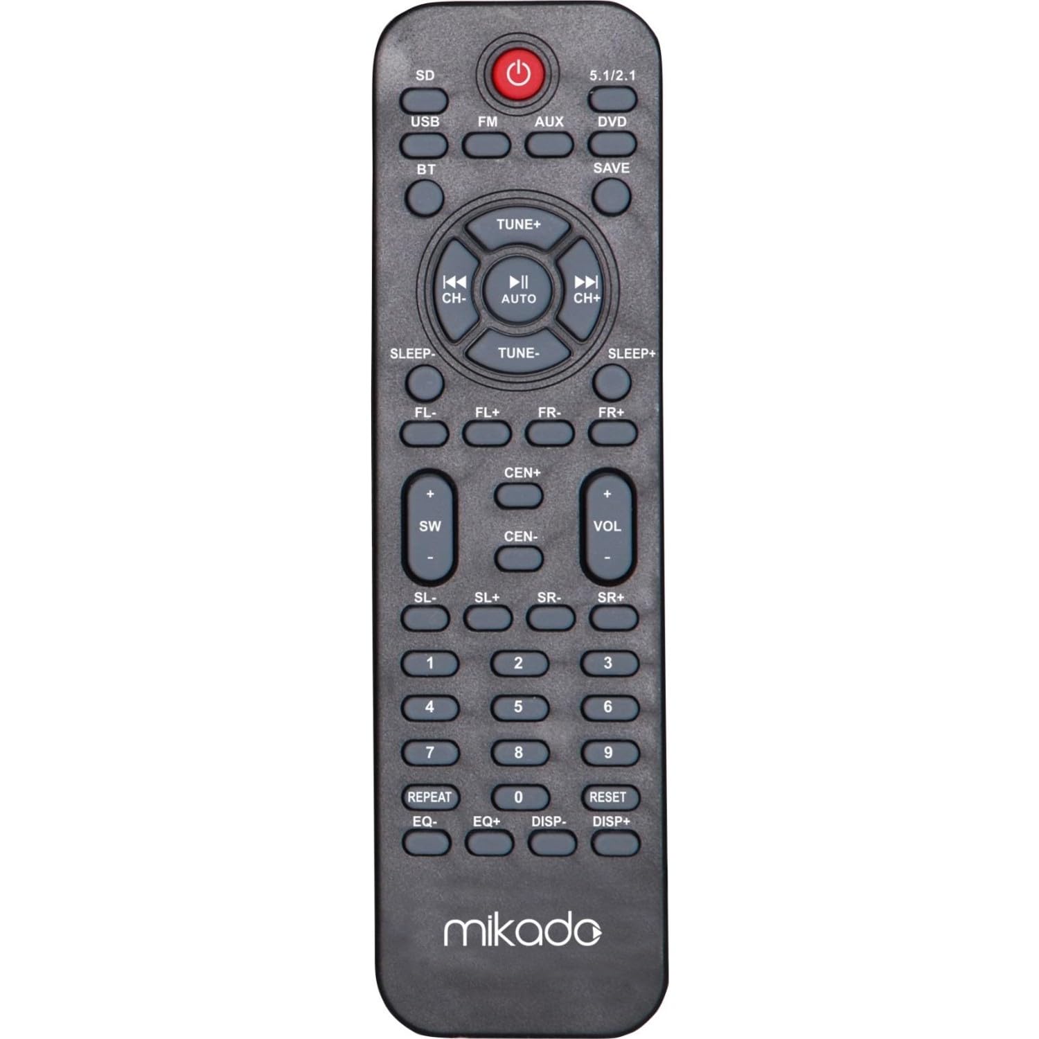 Mikado MD-381BT 5+1 Usb+SD+FM Destekli Multimedia Kumandalı Bluetooth Speaker (Tv ye Bağlanır Sinema Ses Sistemi)