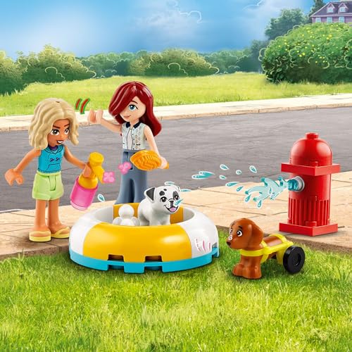 LEGO Friends Köpek Kuaförü Arabası 42635 – 4 Yaş ve Üzeri Kız ve Erkek Çocuklar için Yılbaşı Hediyesi Fikri, 2 Mini Bebek ve 2 Köpek Figürü İçeren Yaratıcı Eğlenceli Oyuncak Yapım Seti (60 Parça)