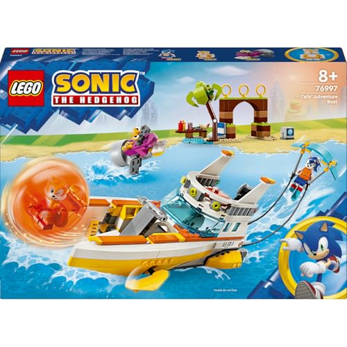 LEGO Sonic the Hedgehog Tails’in Macera Teknesi 76997 – 8 Yaş ve Üzeri Kız ve Erkek Çocukları İçin Video Oyunu Karakterleri İçeren Oyuncak Yapım Seti, Çocuklar için Doğum Günü Hediyesi (393 Parça)