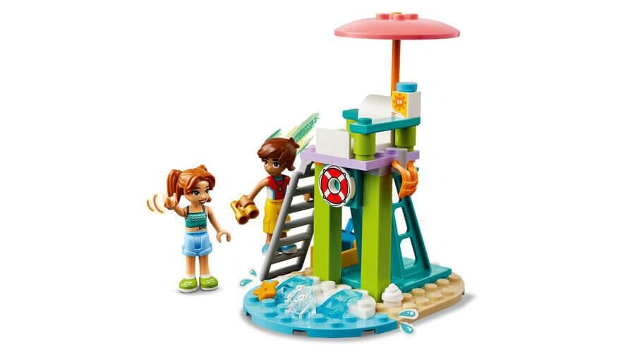 LEGO Friends Plaj Su Motoru 42623 – 5 Yaş ve Üzeri Kız ve Erkek Çocuklar için Yılbaşı Hediyesi Fikri, 2 Mini Bebek, 1 Yunus Figürü ve Aksesuarlar İçeren Yaratıcı Oyuncak Yapım Seti (84 Parça)