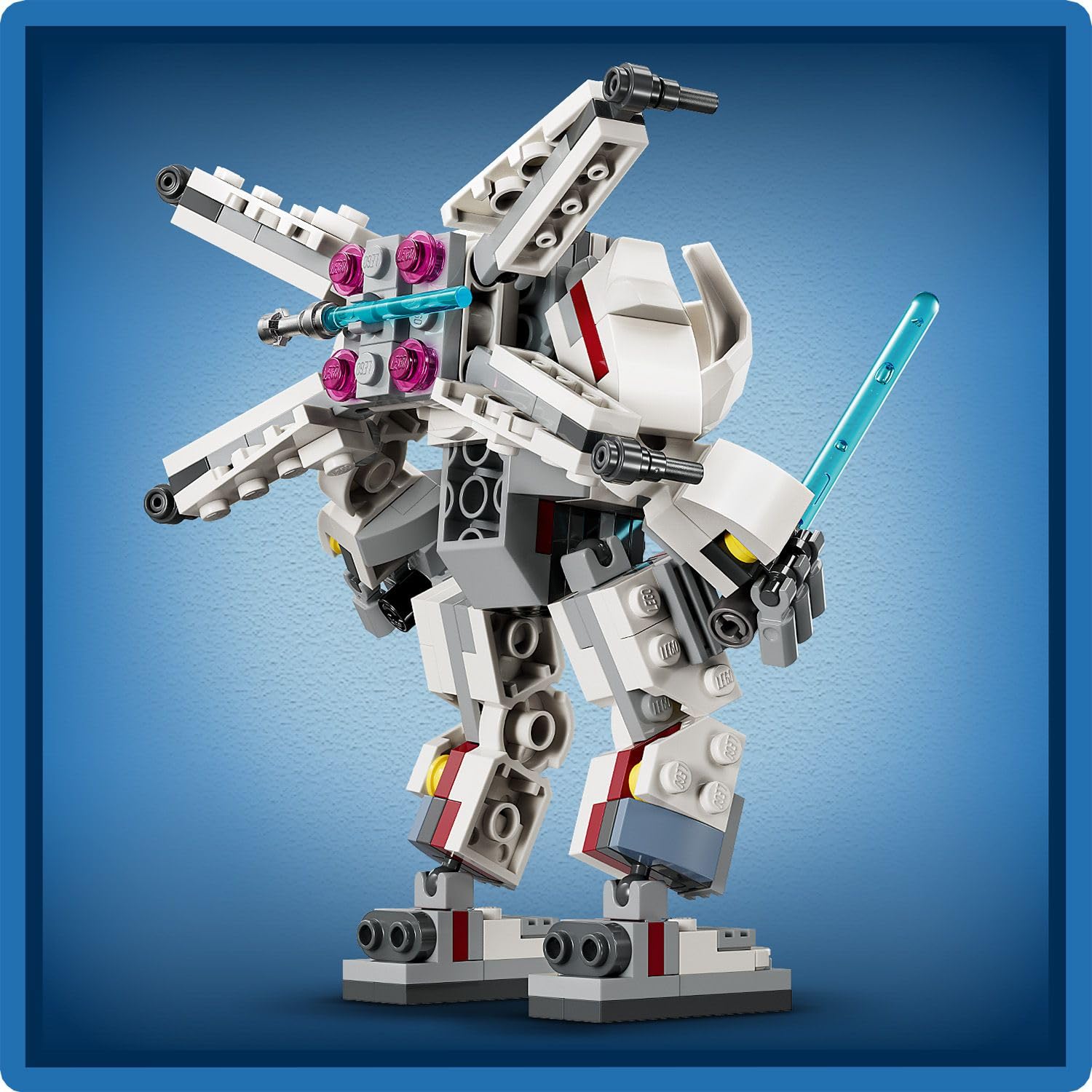 LEGO Star Wars Luke Skywalker X–Wing Robotu 75390 – 6 Yaş ve Üzeri Çocuklar için Hediye Fikri, Işın Kılıcı ve Blaster Silahıyla Birlikte Minifigür İçeren Yaratıcı Oyuncak Yapım Seti (195 Parça)