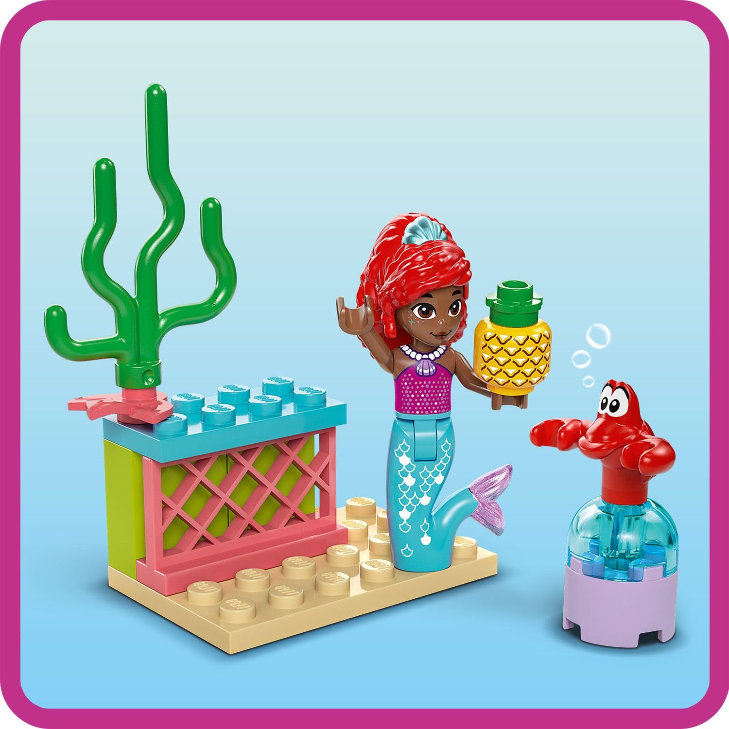 LEGO Disney Princess Ariel’in Müzik Sahnesi 43235 – 4 Yaş ve Üzeri Prenses Seven Çocuklar için Yaratıcı Oyuncak Yapım Seti (60 Parça)