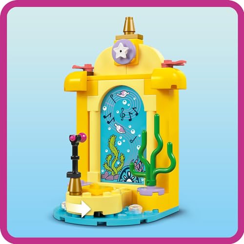 LEGO Disney Princess Ariel’in Müzik Sahnesi 43235 – 4 Yaş ve Üzeri Prenses Seven Çocuklar için Yaratıcı Oyuncak Yapım Seti (60 Parça)