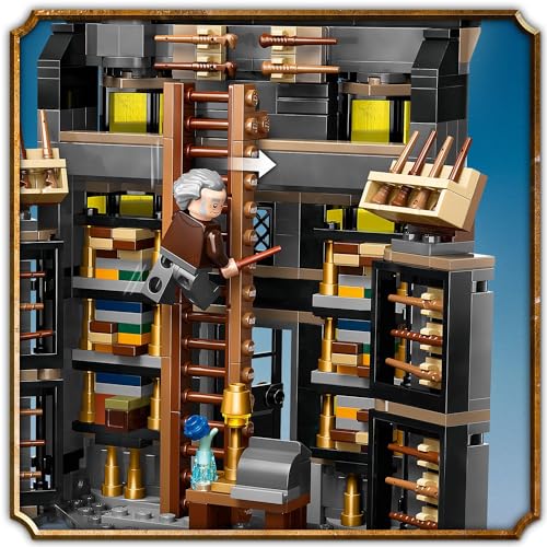 LEGO Harry Potter Ollivanders ve Madam Malkin'in Cübbe Dükkanı 76439-8 Yaş ve Üzeri Çocuklar için Diagon Yolu Oyuncak Mağazası Modeli Yapım Seti (744 Parça)