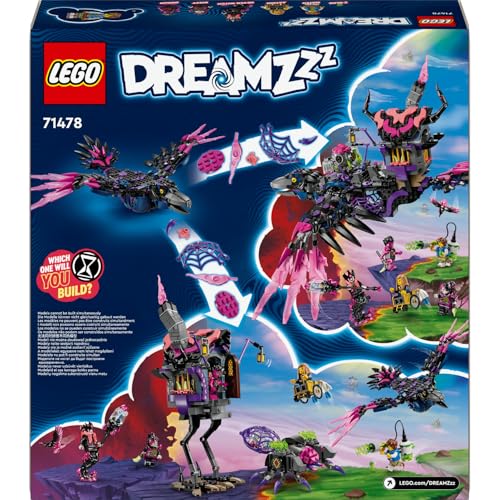 LEGO DREAMZzz Never Cadısı’nın Gece Yarısı Kuzgunu 71478 – 9 Yaş ve Üzeri İçin Fantastik Yaratık Figürleri İçeren Yaratıcı Oyuncak Yapım Seti (1203 Parça)