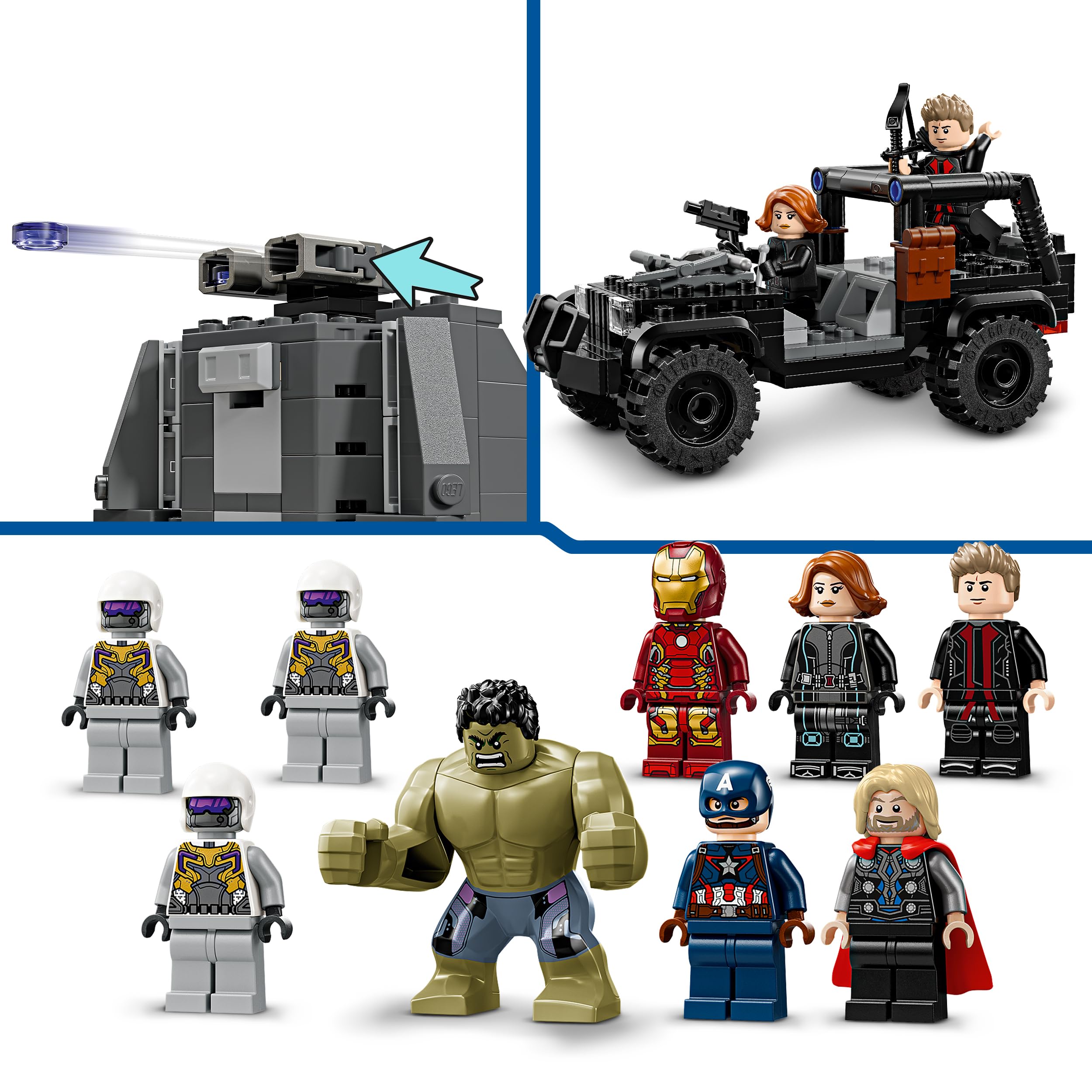LEGO | Marvel Avengers Assemble: Ultron Çağı 76291 – 10 Yaş ve Üzeri Süper Kahraman Sevenler İçin Yaratıcı Oyuncak Yapım Seti (613 Parça)