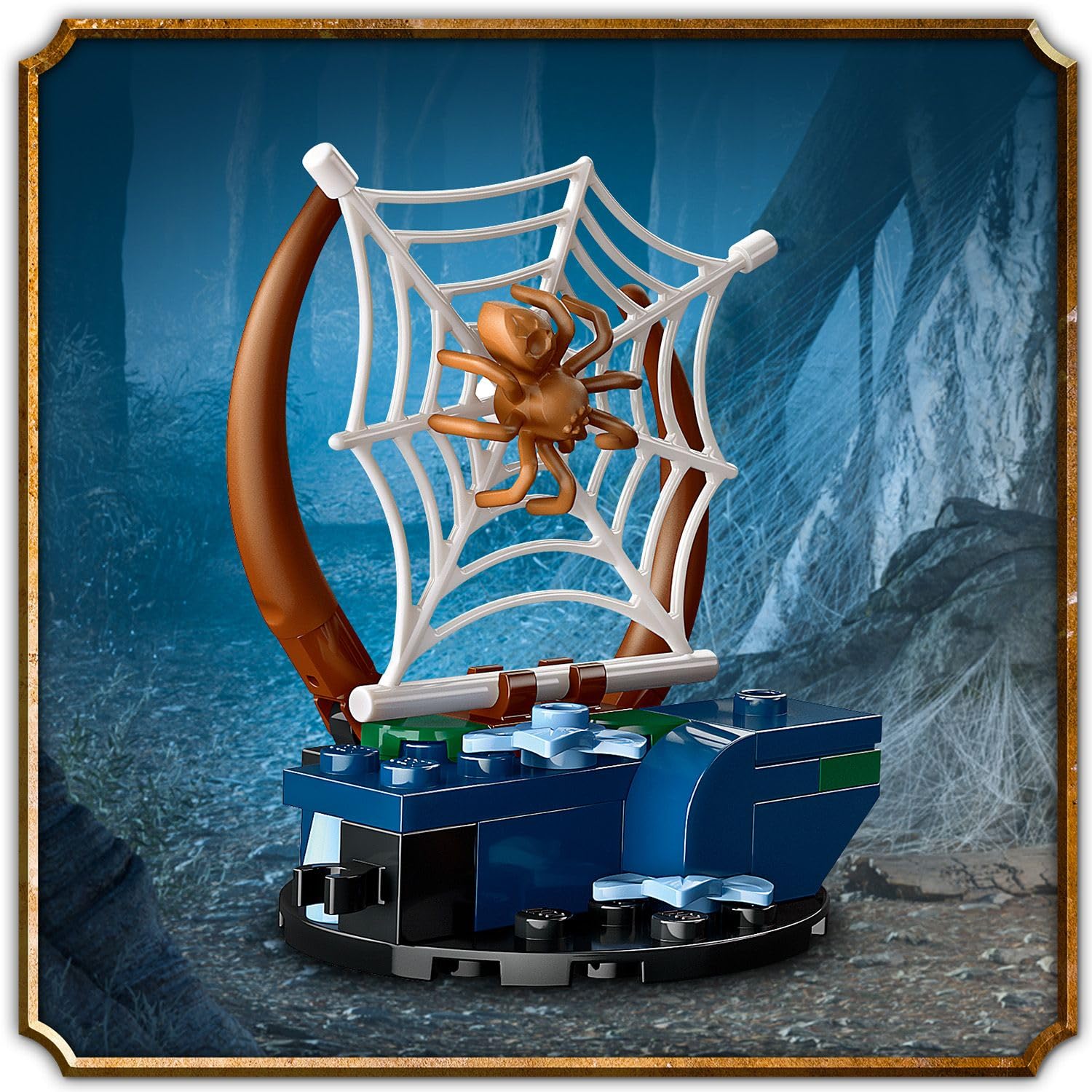 LEGO Harry Potter Aragog Yasak Ormanda 76434 – 7 Yaş Üzeri Çocuklar için Hediye Fikri, Harry Potter ve Ron Weasley Minifigürleri ile 2 Örümcek Figürü İçeren Yaratıcı Oyuncak Yapım Seti (195 Parça)