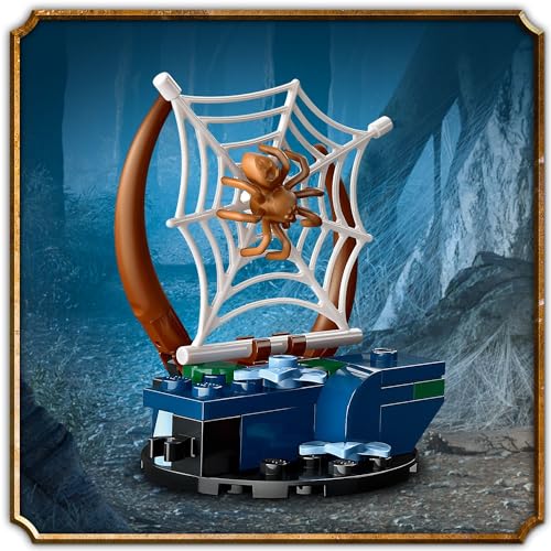 LEGO Harry Potter Aragog Yasak Ormanda 76434 – 7 Yaş Üzeri Çocuklar için Hediye Fikri, Harry Potter ve Ron Weasley Minifigürleri ile 2 Örümcek Figürü İçeren Yaratıcı Oyuncak Yapım Seti (195 Parça)