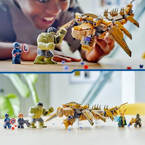 LEGO | Marvel Avengers, Leviathan’a Karşı 76290-7 Yaş ve Üzeri Süper Kahraman Sevenler İçin Yaratıcı Oyuncak Yapım Seti (347 Parça)
