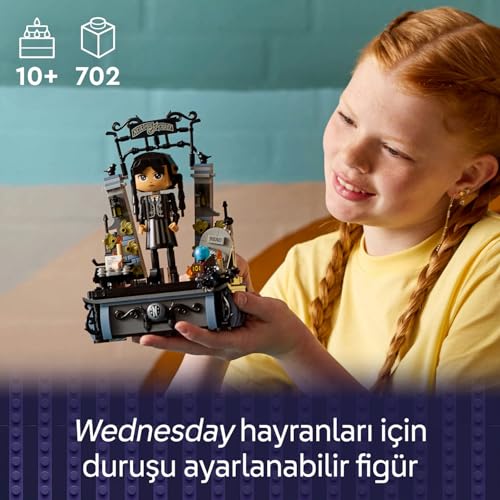 LEGO Wednesday: Wednesday Addams Figürü 76780 – 10 Yaş ve Üzeri Çocuklar için Koleksiyonluk Oyuncak Yapım Seti (702 Parça)