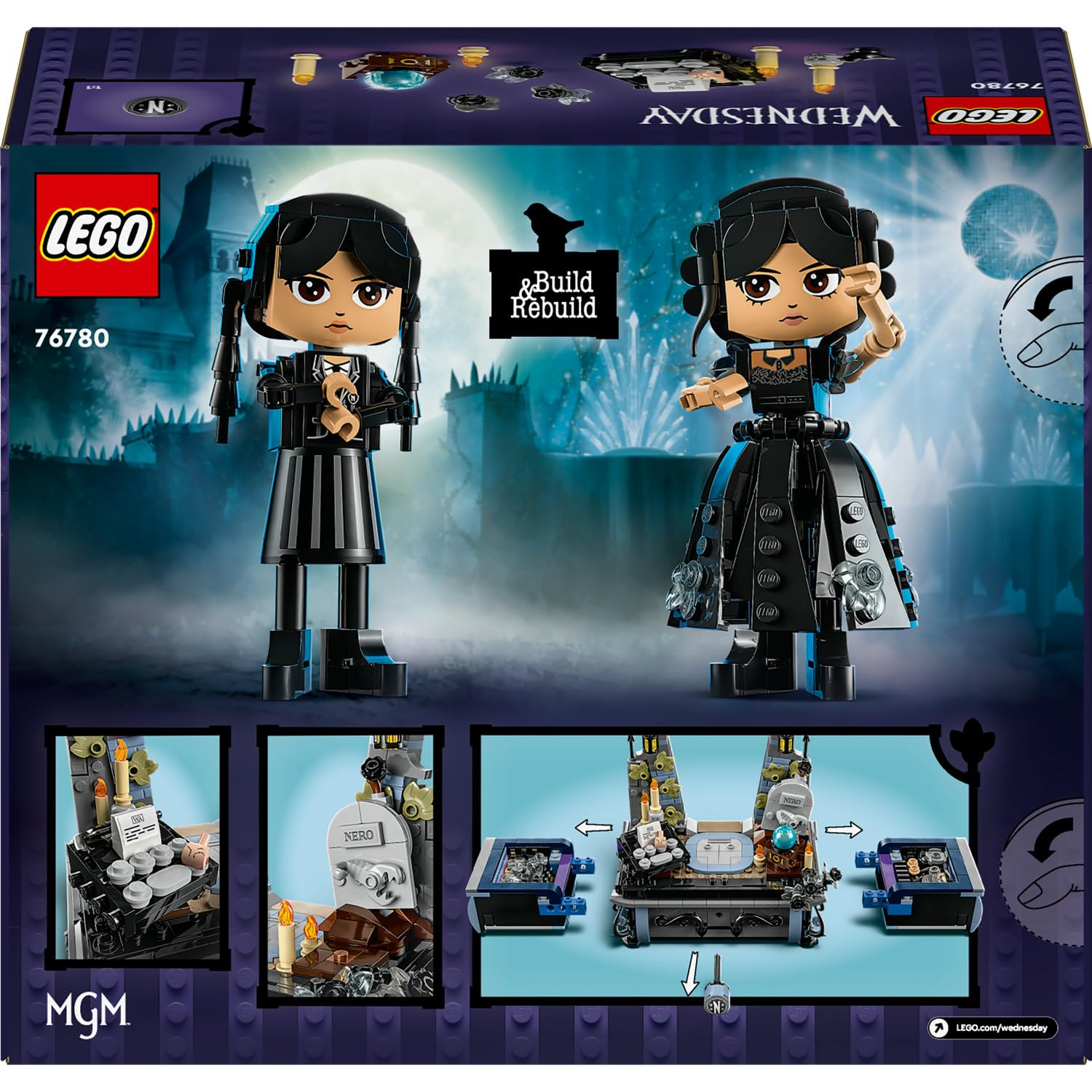 LEGO Wednesday: Wednesday Addams Figürü 76780 – 10 Yaş ve Üzeri Çocuklar için Koleksiyonluk Oyuncak Yapım Seti (702 Parça)