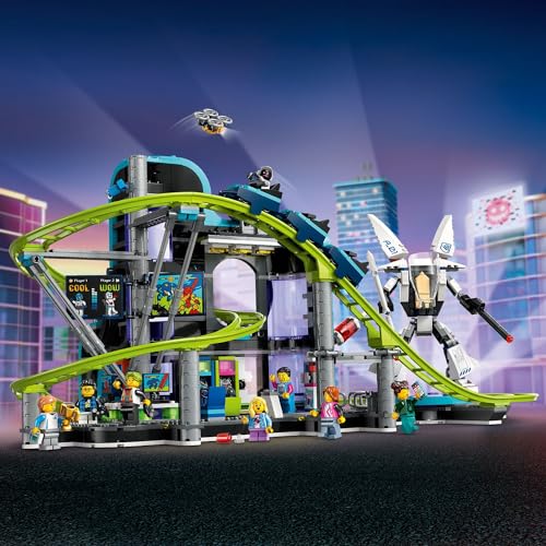 LEGO City Robot Dünyası Hız Treni Parkı 60421-8 Yaş ve Üzeri Çocuklar için Yaratıcı Oyuncak Yapım Se