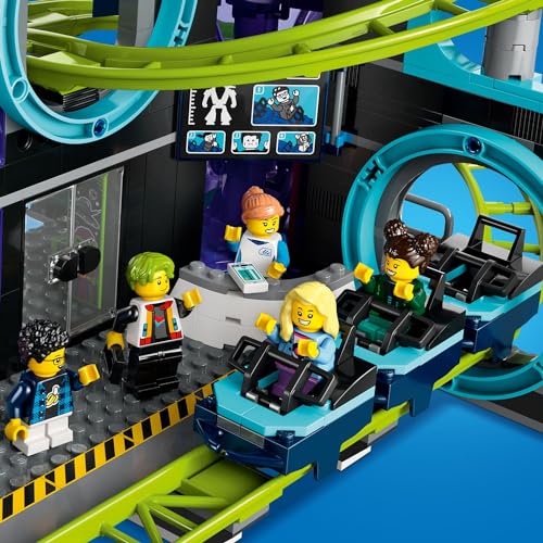 LEGO City Robot Dünyası Hız Treni Parkı 60421-8 Yaş ve Üzeri Çocuklar için Yaratıcı Oyuncak Yapım Se