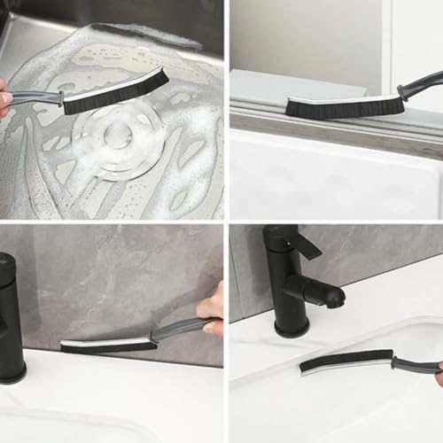 Jouis Çok Amaçlı Multi İnce Temizlik Fırçası Derz Arası Banyo Mutfak Lavabo Detay Temizleme Fırçası 2 Adet