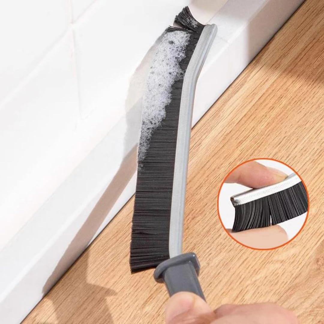 Jouis Çok Amaçlı Multi İnce Temizlik Fırçası Derz Arası Banyo Mutfak Lavabo Detay Temizleme Fırçası 2 Adet